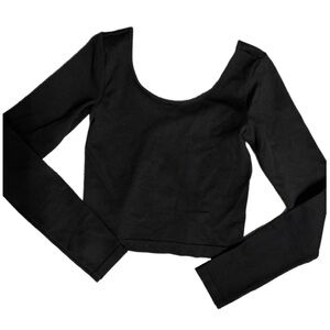 Black Long Sleeve Women's Top